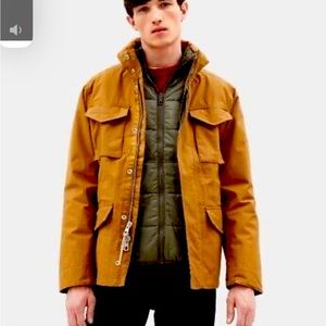 NWT TIMBERLAND MENS SNOWDON PEAK 3-IN-1 M65, 3-in-1 Jacket, Medium, Wheat/Green